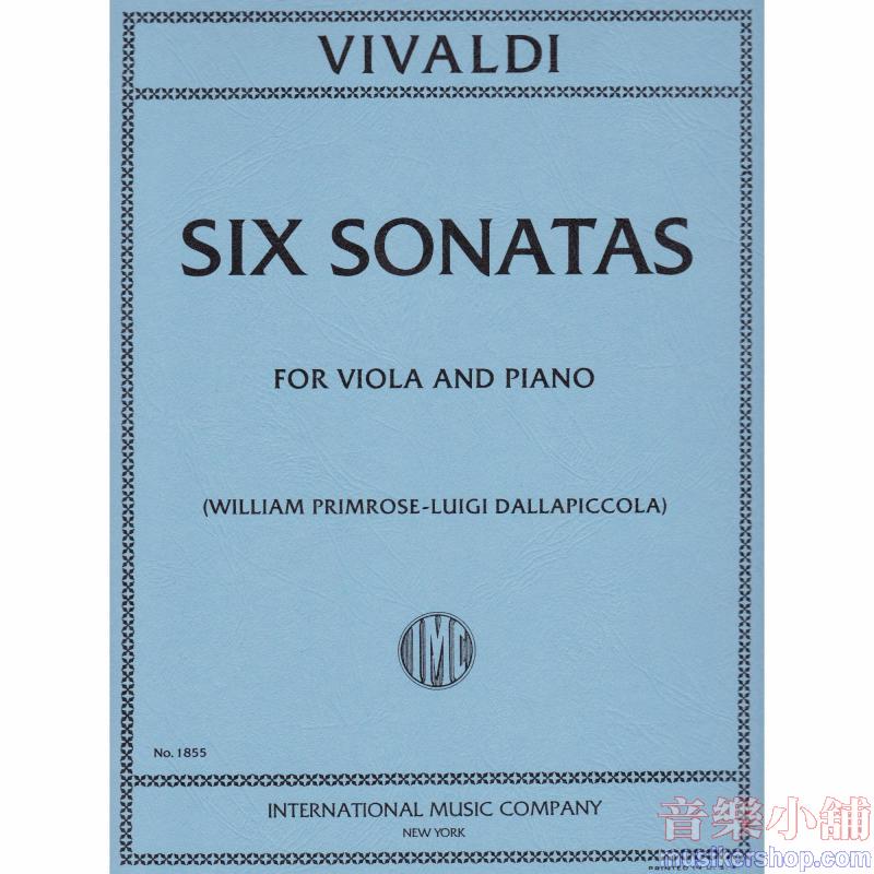 VIVALDI：Six Cello Sonatas (B♭ major, RV 47; F major RV 41;  A minor, RV 43; B♭ major, RV 45; E minor, RV 40;  B♭ major, 