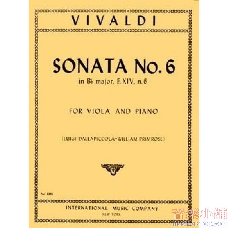 VIVALDI:Sonata No. 6 in B♭ major, RV 46 (PRIMROSE)