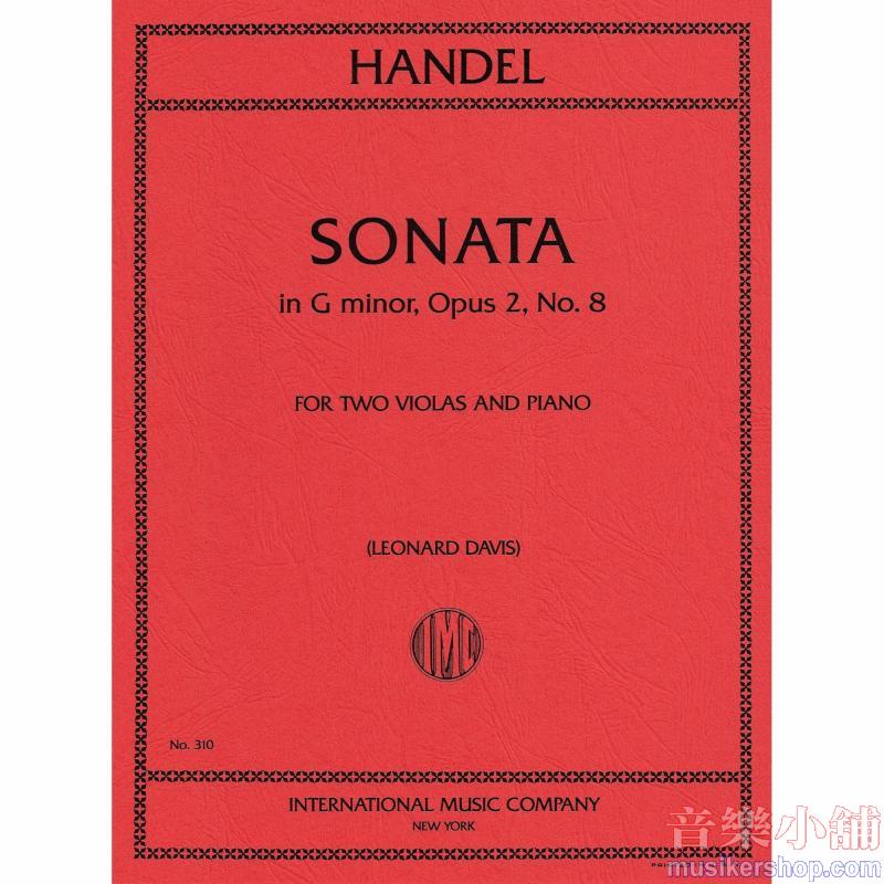 HANDEL:Sonata in G minor, Op. 2 No. 8 (L. DAVIS)