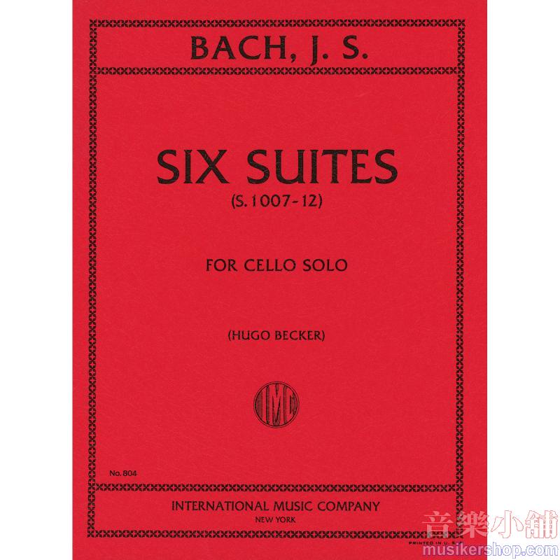 BACH：Six Suites, S. 1007-1012 (BECKER)
