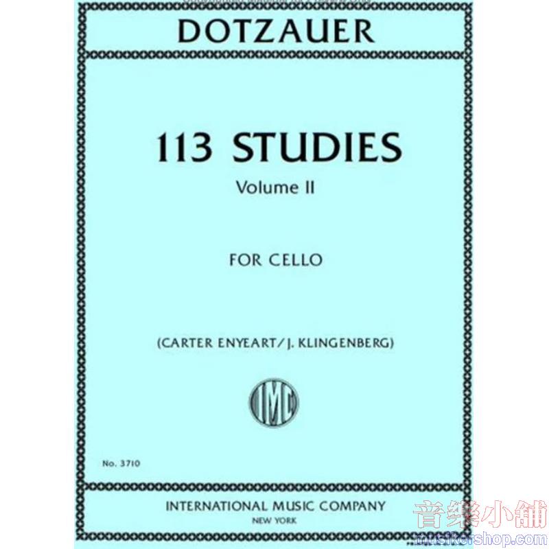 DOTZAUER：113 Studies Volume II (KLINGENBERG-ENYEART)