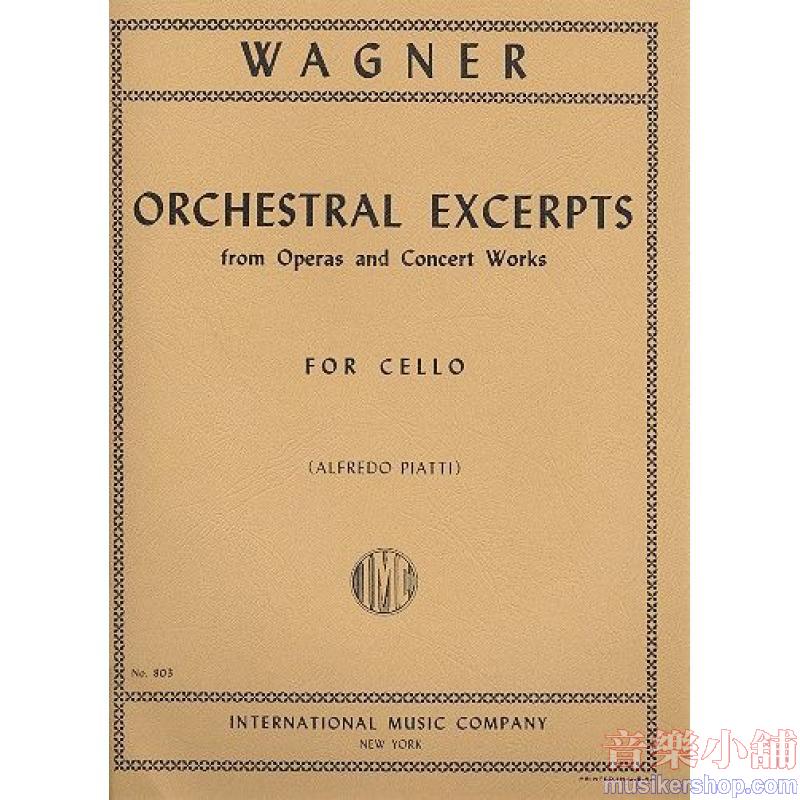 WAGNER：Orchestral Excerpts. List of contents on request. (KIESLING)