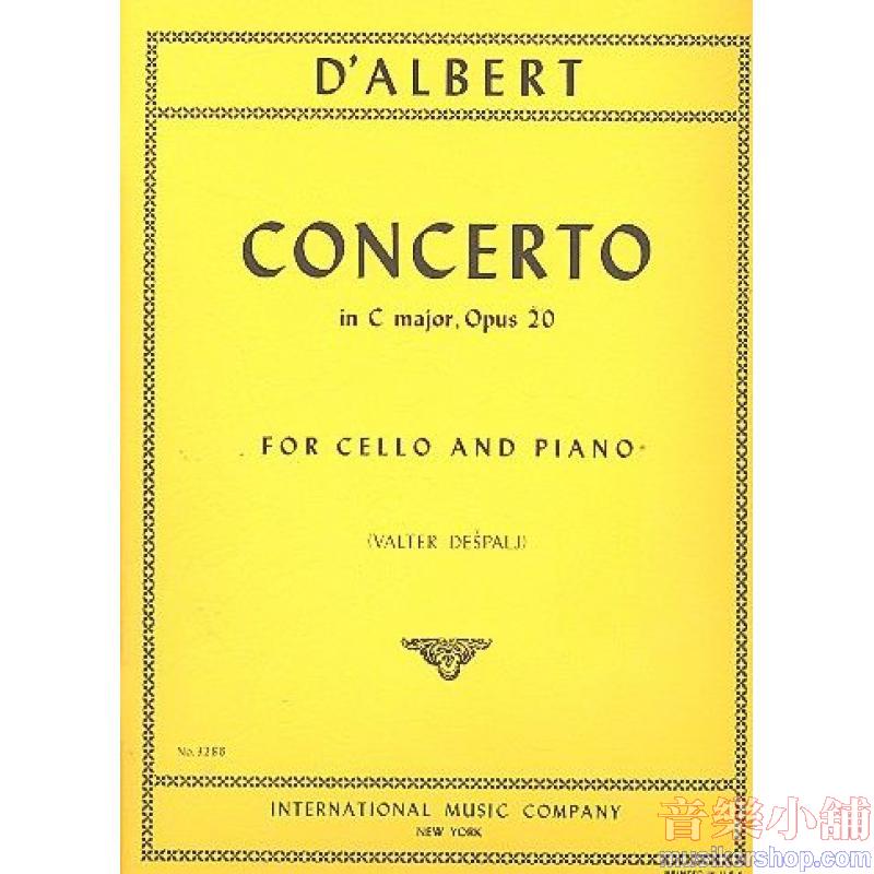 D'ALBERT：Concerto in C major, Op. 20 (DEŠPALJ)