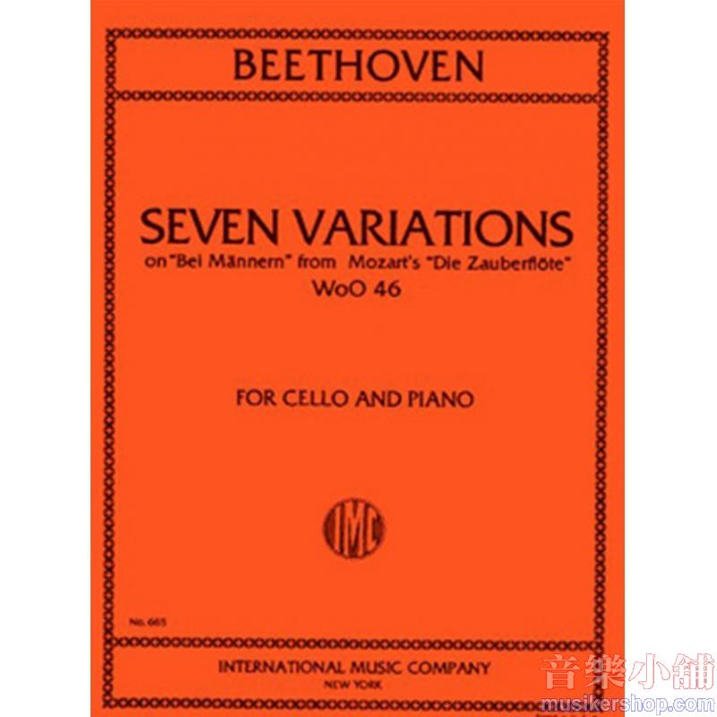 BEETHOVEN：Seven Variations on a Theme ＂Bei Männern＂ from Mozart's Magic Flute, WoO 46