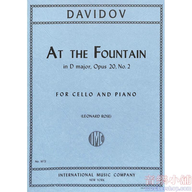 DAVIDOV:At the Fountain, Op. 20 No. 2(ROSE)