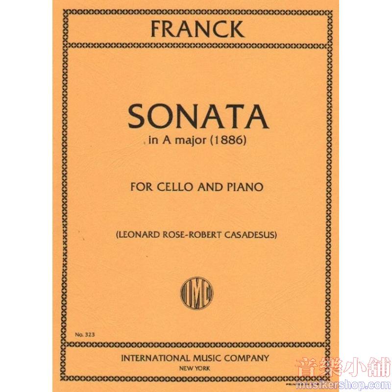 FRANCK：Sonata in A major (DELSART-ROSE)