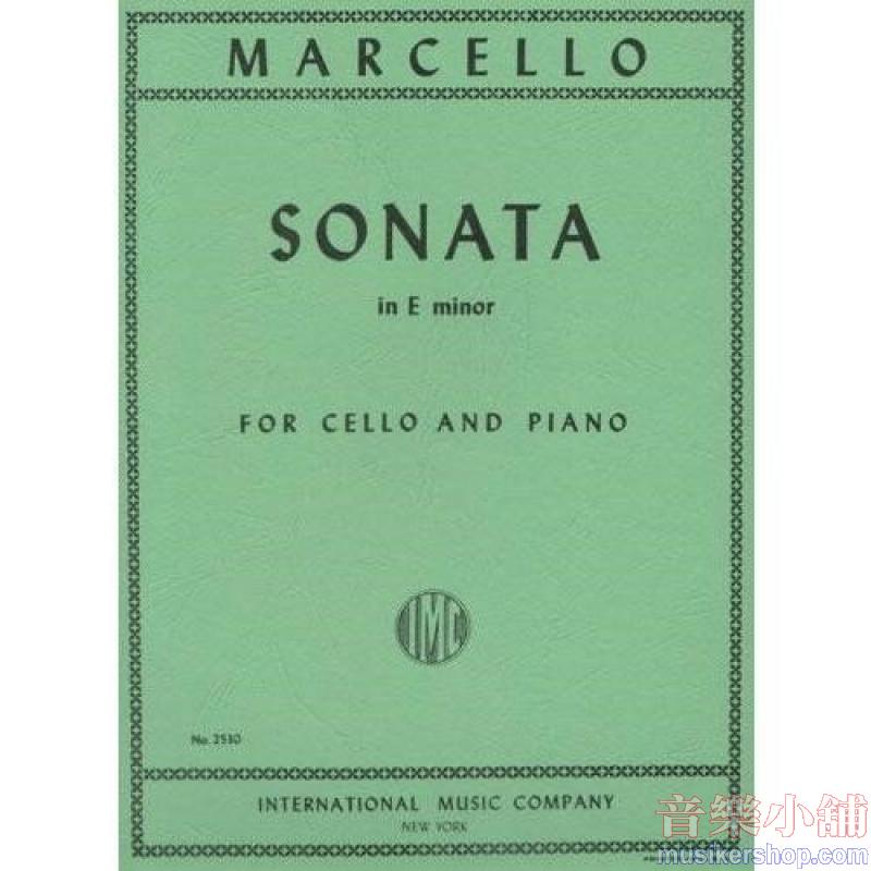 MARCELLO：Sonata in E minor (SCHROEDER)