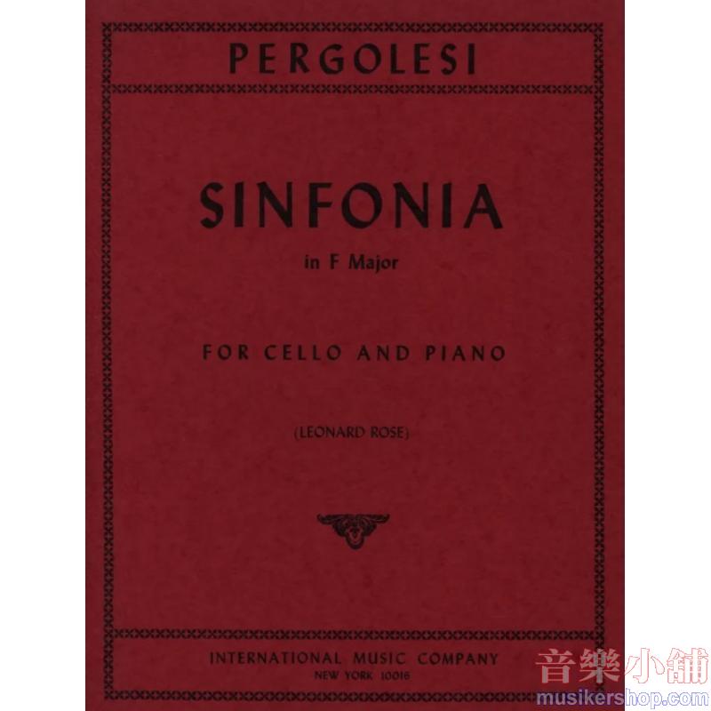 PERGOLESI：Sinfonia in F major (ROSE)