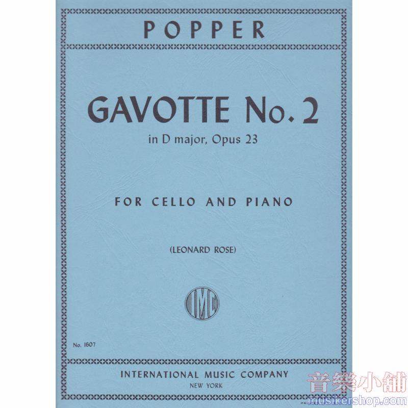 POPPER:Gavotte No. 2, Op. 23 (ROSE)