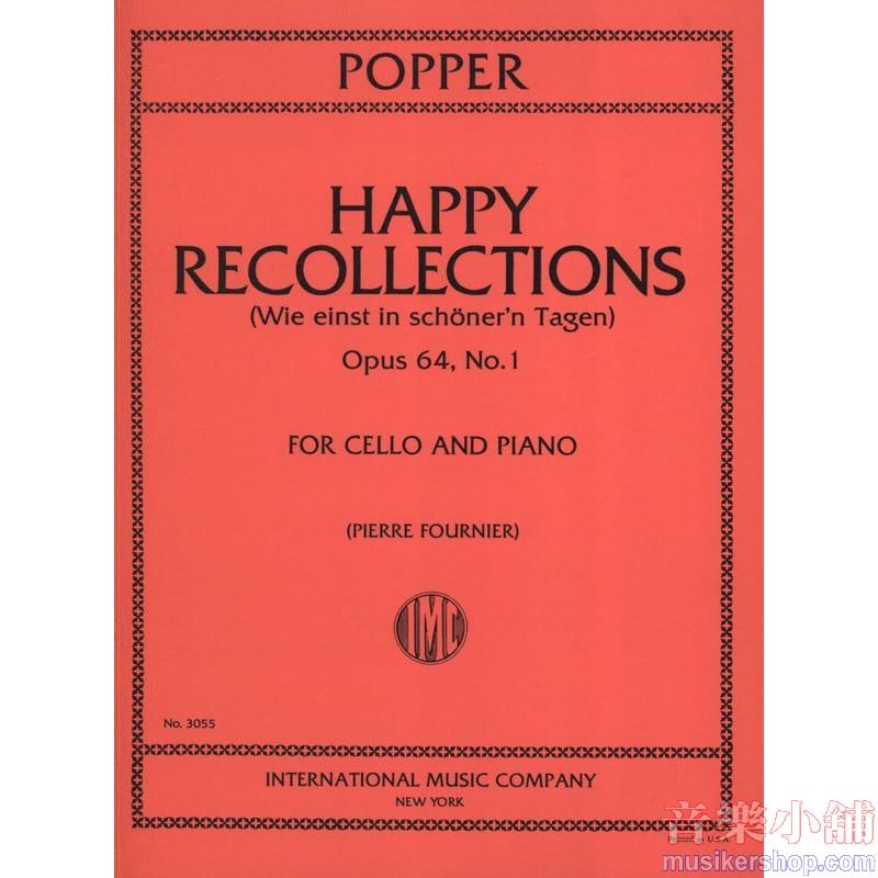 POPPER：Happy Recollections, Op. 64 No. 1 (FOURNIER)