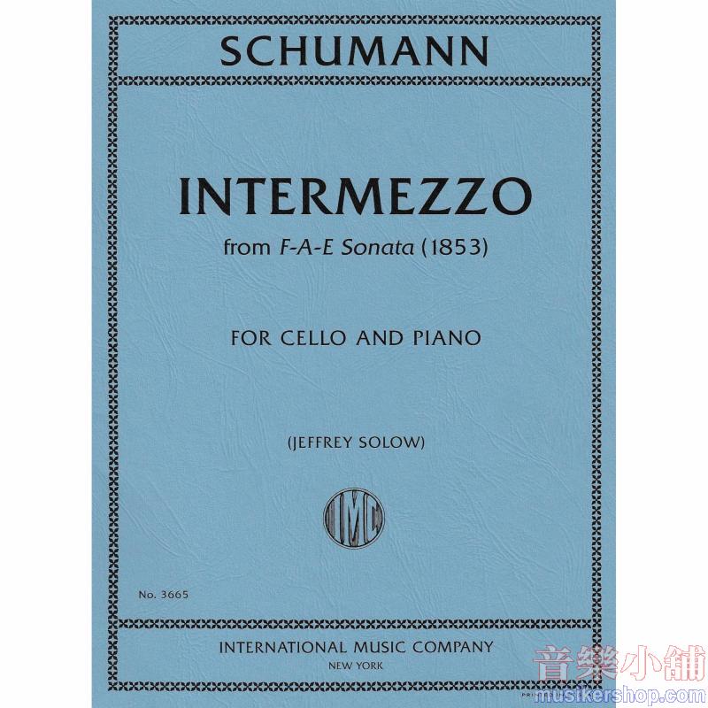 SCHUMANN:Intermezzo from F-A-E Sonata (1853) (SOLOW)