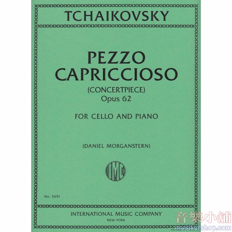 Tchaikovsky : Pezzo Capriccioso, Op. 62 Cello and Piano