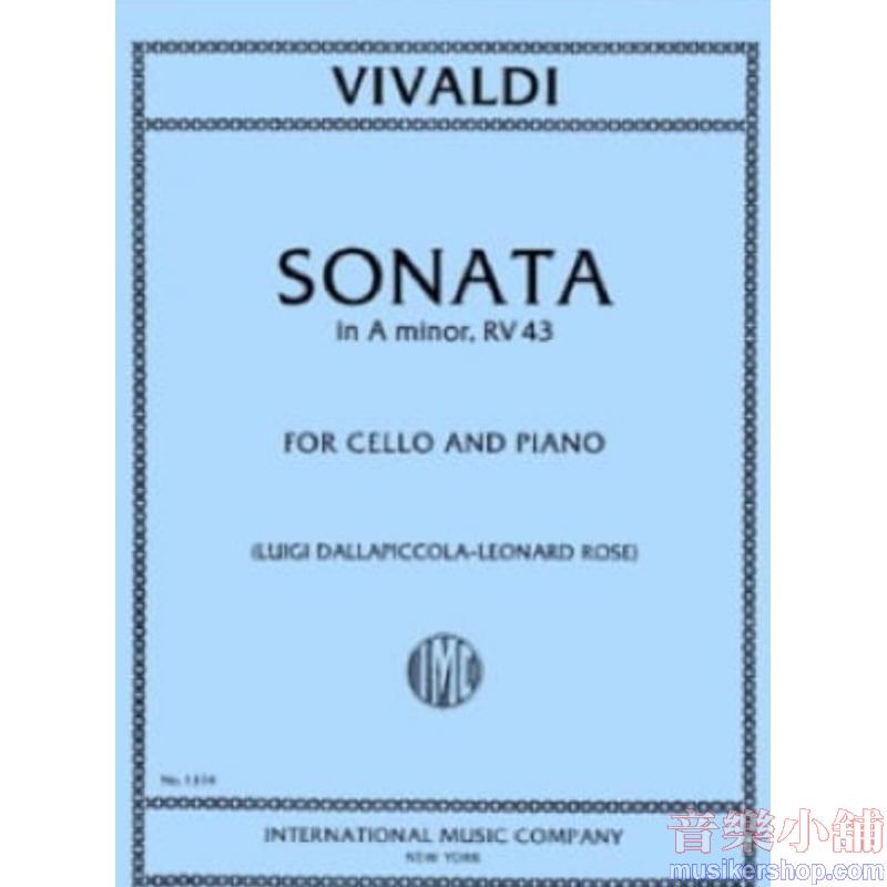 VIVALDI：Sonata No. 3 in A minor, RV 43 (ROSE)