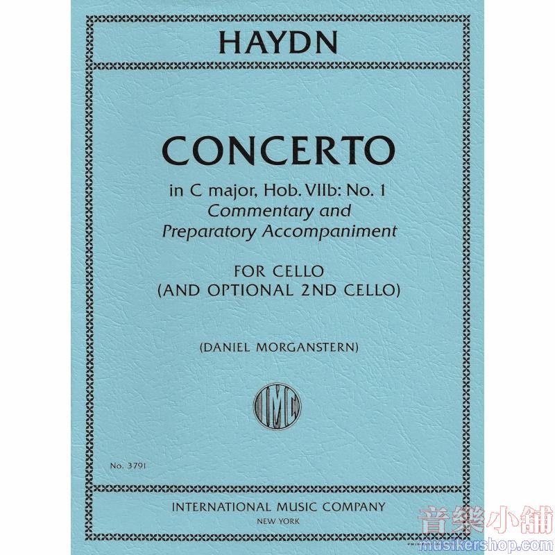 HAYDN：Concerto in C major, Hob. VIIb: No. 1. Commentary & Preparatory  Accompaniment (with optional 2nd Cello) (MORGANST