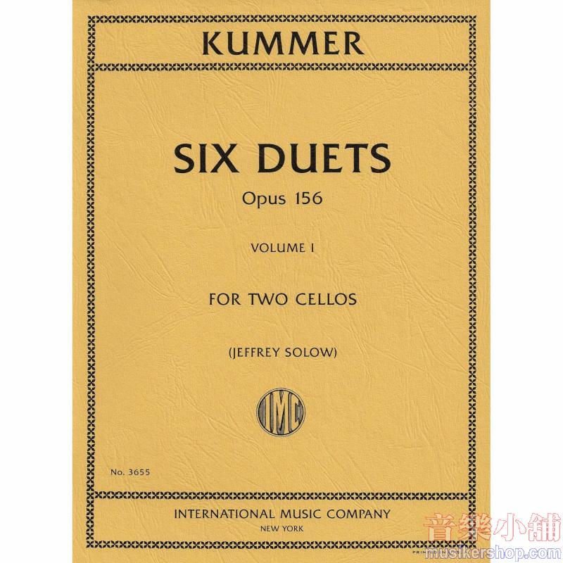KUMMER:Six Duets, Op. 156: Volume I (SOLOW)