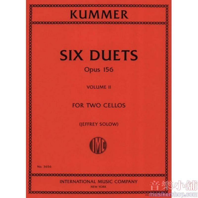 KUMMER：Six Duets, Op. 156: Volume II (SOLOW)