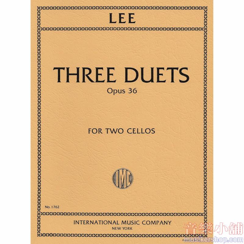 S. LEE：Three Duets, Op. 36