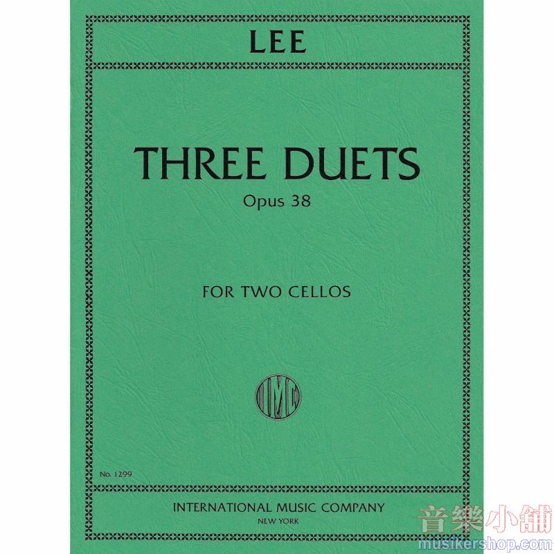 S. LEE:Three Duets, Op. 38