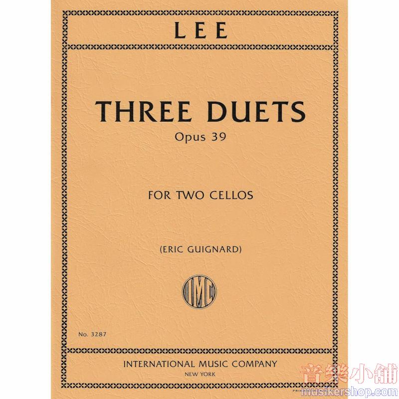 S. LEE：Three Duets, Op. 39 (GUIGNARD)