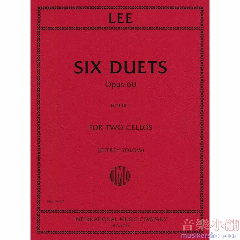 S. LEE:Six Duets, Op. 60: Book I (SOLOW)