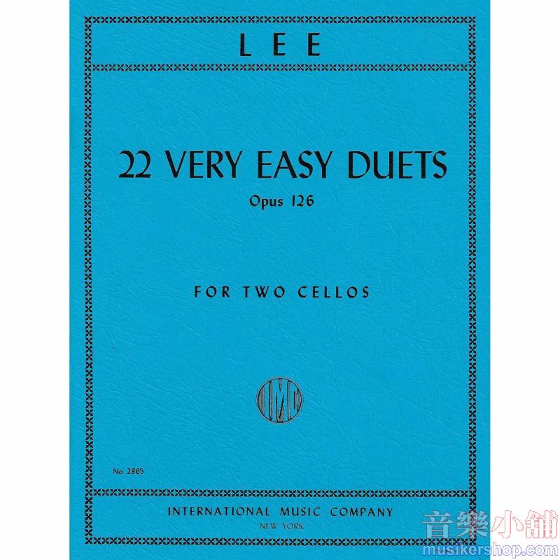 S. LEE:22 Very Easy Duets, Op. 126