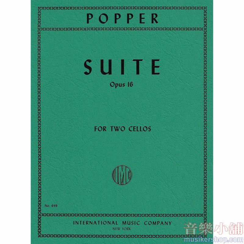 POPPER:Suite, Op. 16