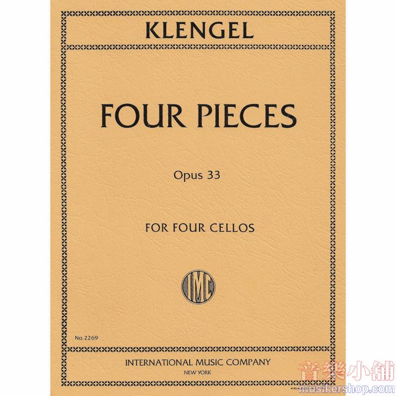 KLENGEL:Four Pieces, Op. 33
