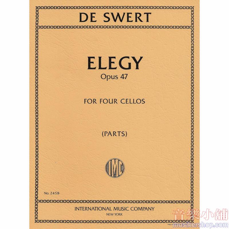 De Swert：Elegy, Op. 47