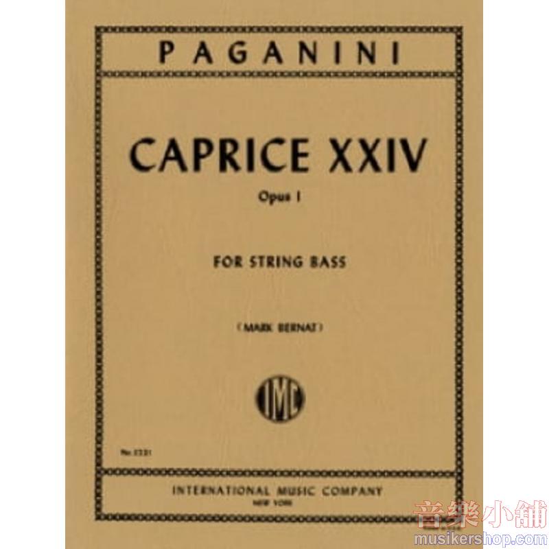 PAGANINI：Caprice XXIV, Op. 1 (BERNAT)