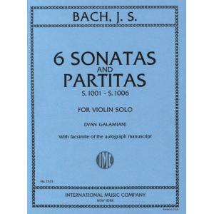 Bach, J.S.：Six Sonatas and Partitas, S. 1001-1006 ...
