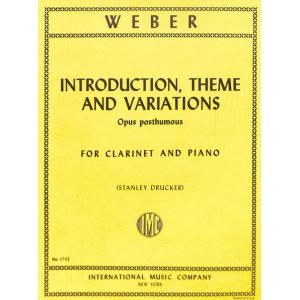 Weber：Introduzione, Tema E Variazioni (Drucker)