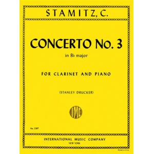 Stamitz：Concerto N. 3 Si B (Drucker)