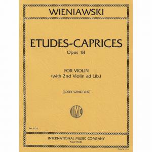Studi-Capriccio Op. 18 (Ii Vn Ad Lib.) (Gingold)