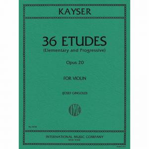 36 Studi Op. 20 (Gingold)