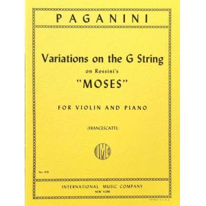 Variazioni Sul Mose' Di Rossini (Francescatti)
