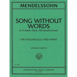 Canto Senza Parole Re Op. 109 (Kurtz)