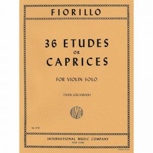 Federigo Fiorillo : 36 Etudes or Caprices for Viol...