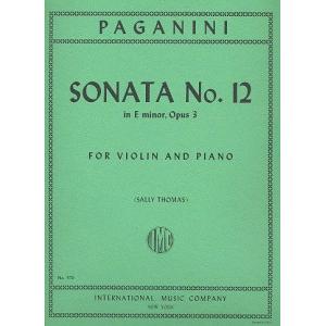 Sonata Mi M. Op. 3 N. 12 (Thomas)