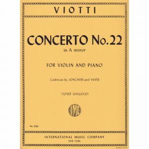 Concerto N. 22 La M. (Gingold)