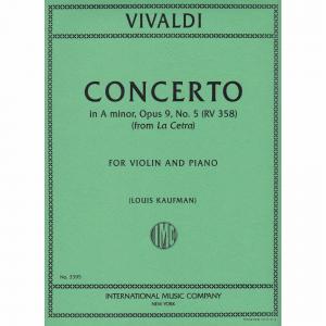 Concerto In A Min Op.9 N.5 Rv358 La Cetra