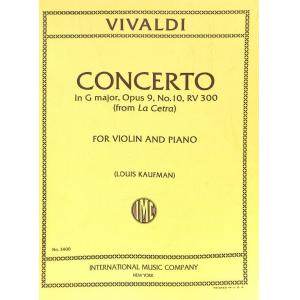 Concerto For Violin In G Op .9 No. 10 RV 300