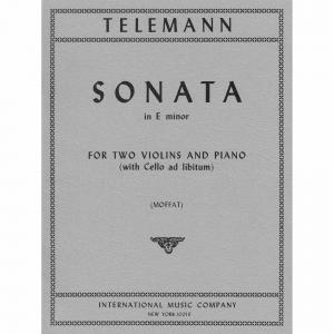 Telemann：Sonata E Minor (Cello Ad Libitum)