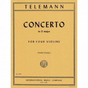 Telemann：Concerto Re 4Vn (Engel)