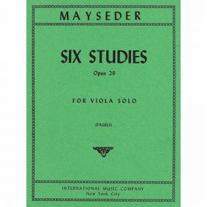 Mayseder：6 Studi Op. 29