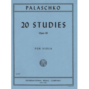 Palaschko：Studi (20) Op. 36