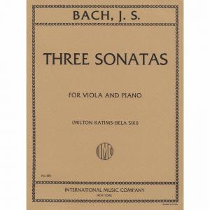 Bach：3 Sonate Bwv 1027/1029 (Katims/Siki)