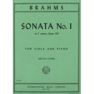 Brahms：Sonata Fa M. Op.120 N. 1 (Katims)