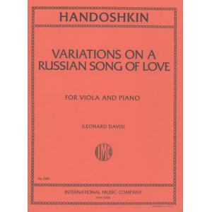 Handoshkin：Variations On A Russian Song Of Love