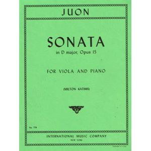 Joun：Sonata Re Op. 15