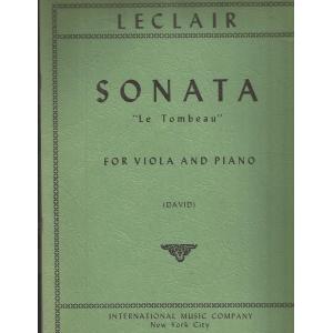 Leclair：Sonata Le Tombeau David Hemann